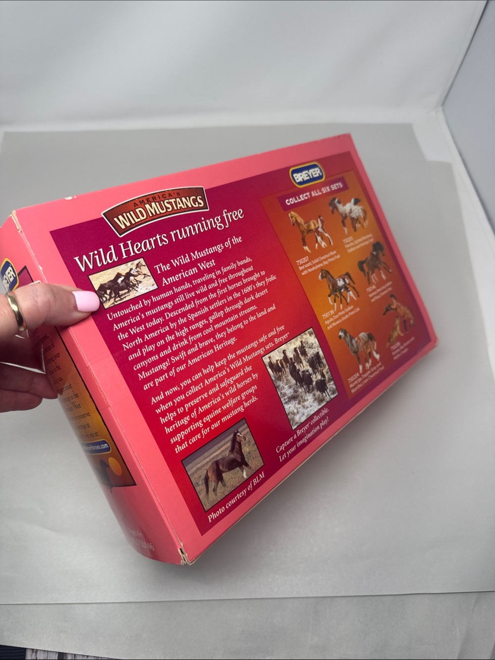 BREYER AMERICA'S WILD MUSTANGS VENTOSO STALLION & ROCA FOAL HORSE FIGURINES - Picture 7 of 17
